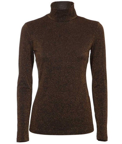 Brown Polyester Sweater