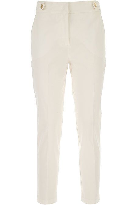 White Cotton Jeans & Pant