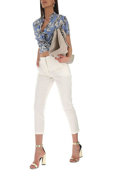 White Cotton Jeans & Pant