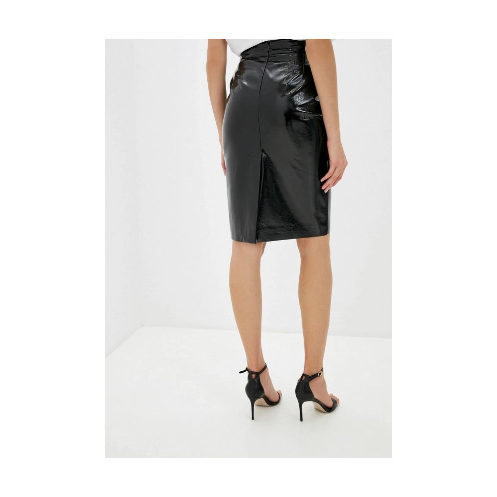 Black Polyester Skirt