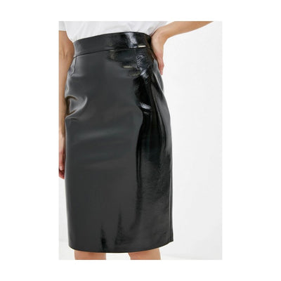 Black Polyester Skirt