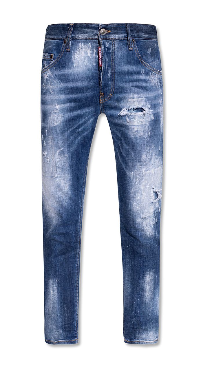 Blue Cotton Jeans & Pant