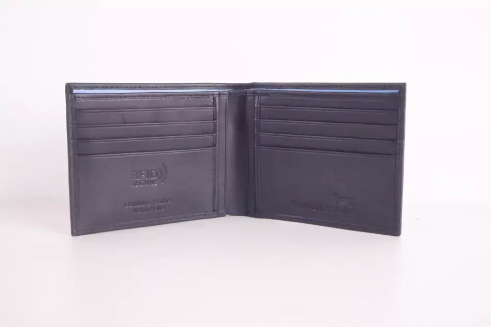 Blue Leather Wallet