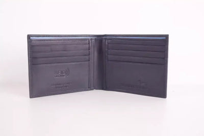 Blue Leather Wallet