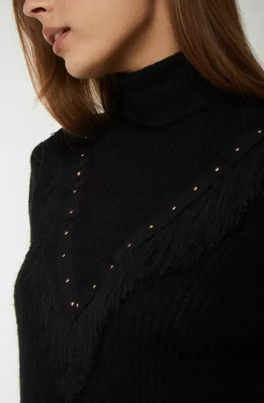 Black Acrylic Sweater