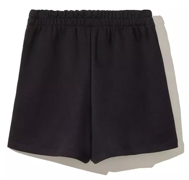 Black Cotton Short