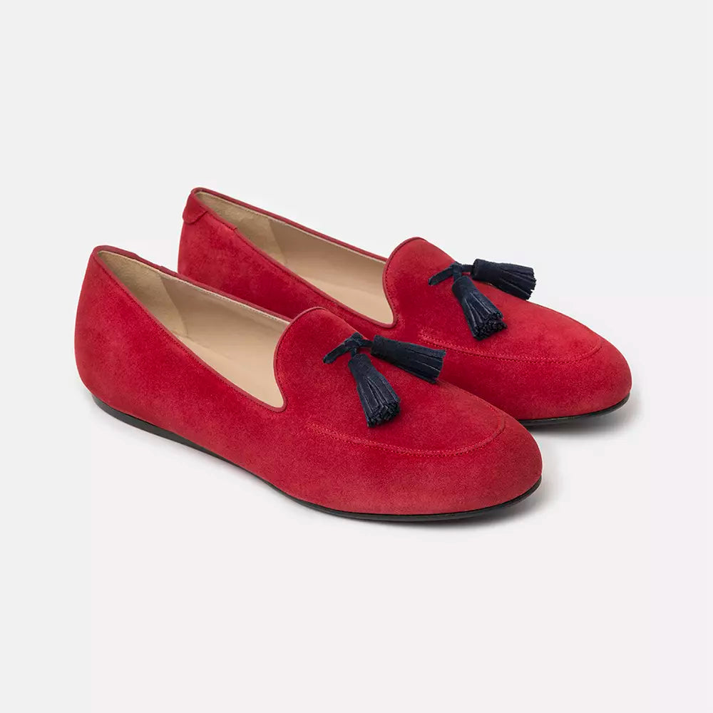 Red Leather Loafer