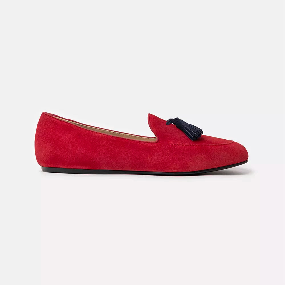 Red Leather Loafer