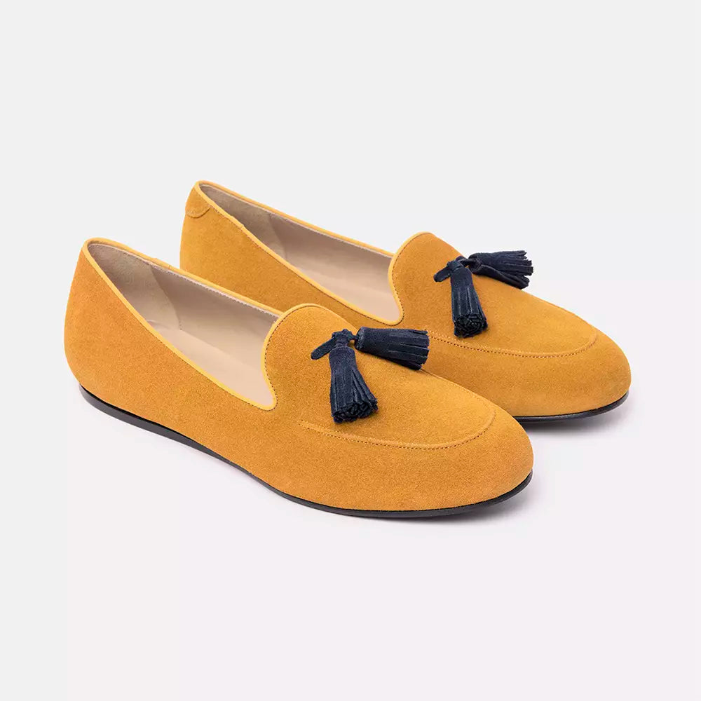 Yellow Leather Loafer