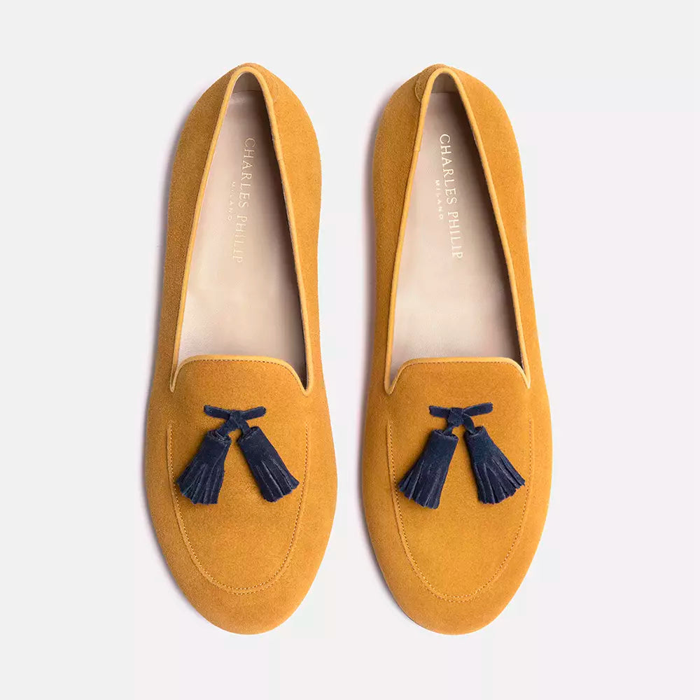 Yellow Leather Loafer