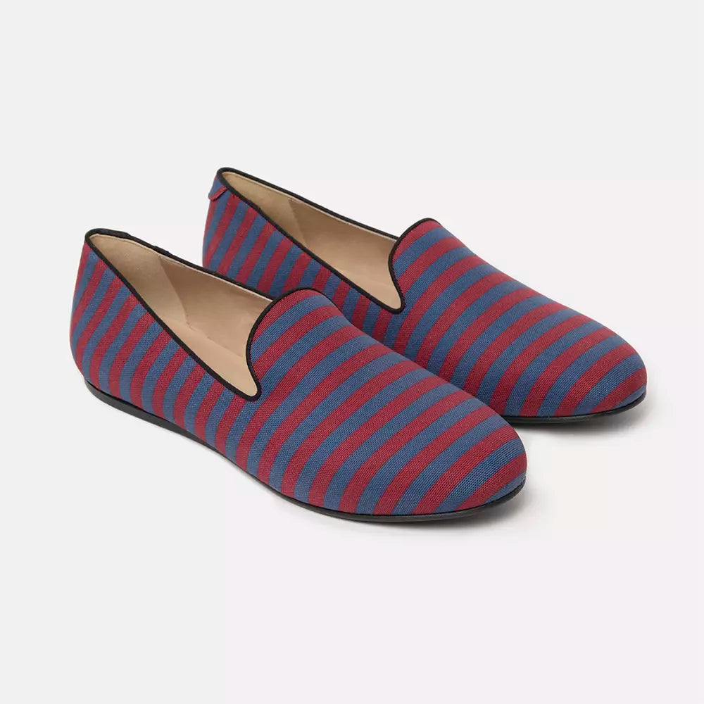 Blue Cotton Loafer