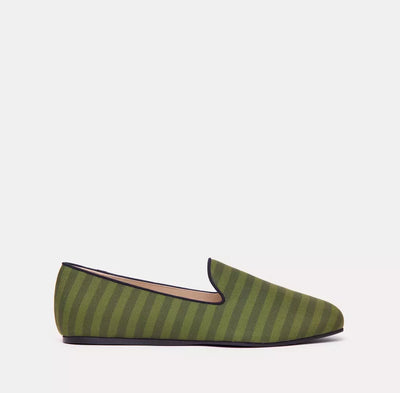 Green Cotton Loafer