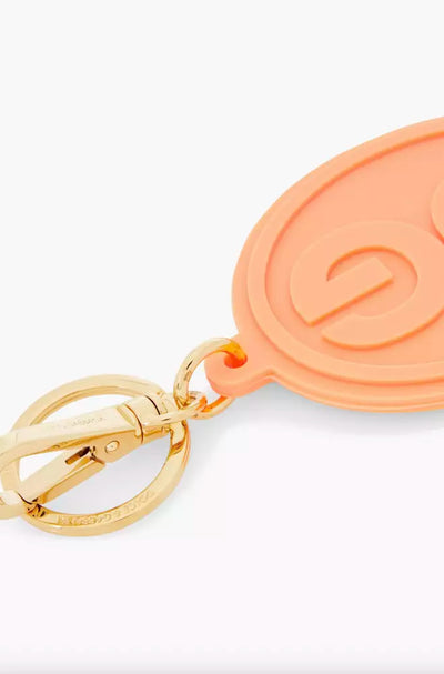 Orange Pvc Keychain