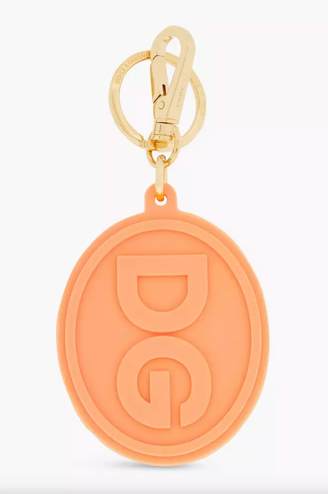 Orange Pvc Keychain