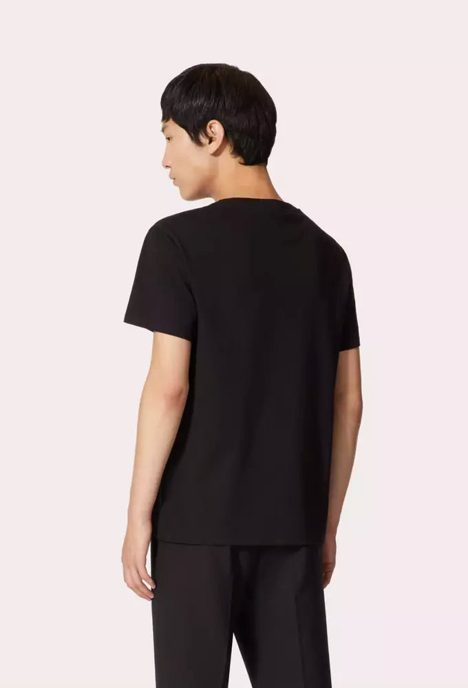 Black Cotton T-Shirt