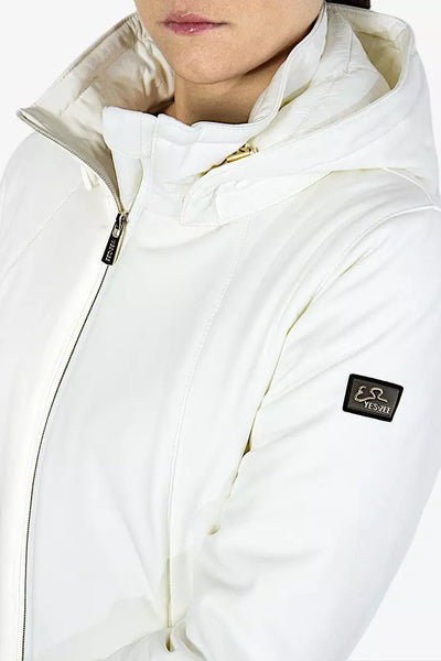 White Polyamide Jackets & Coat