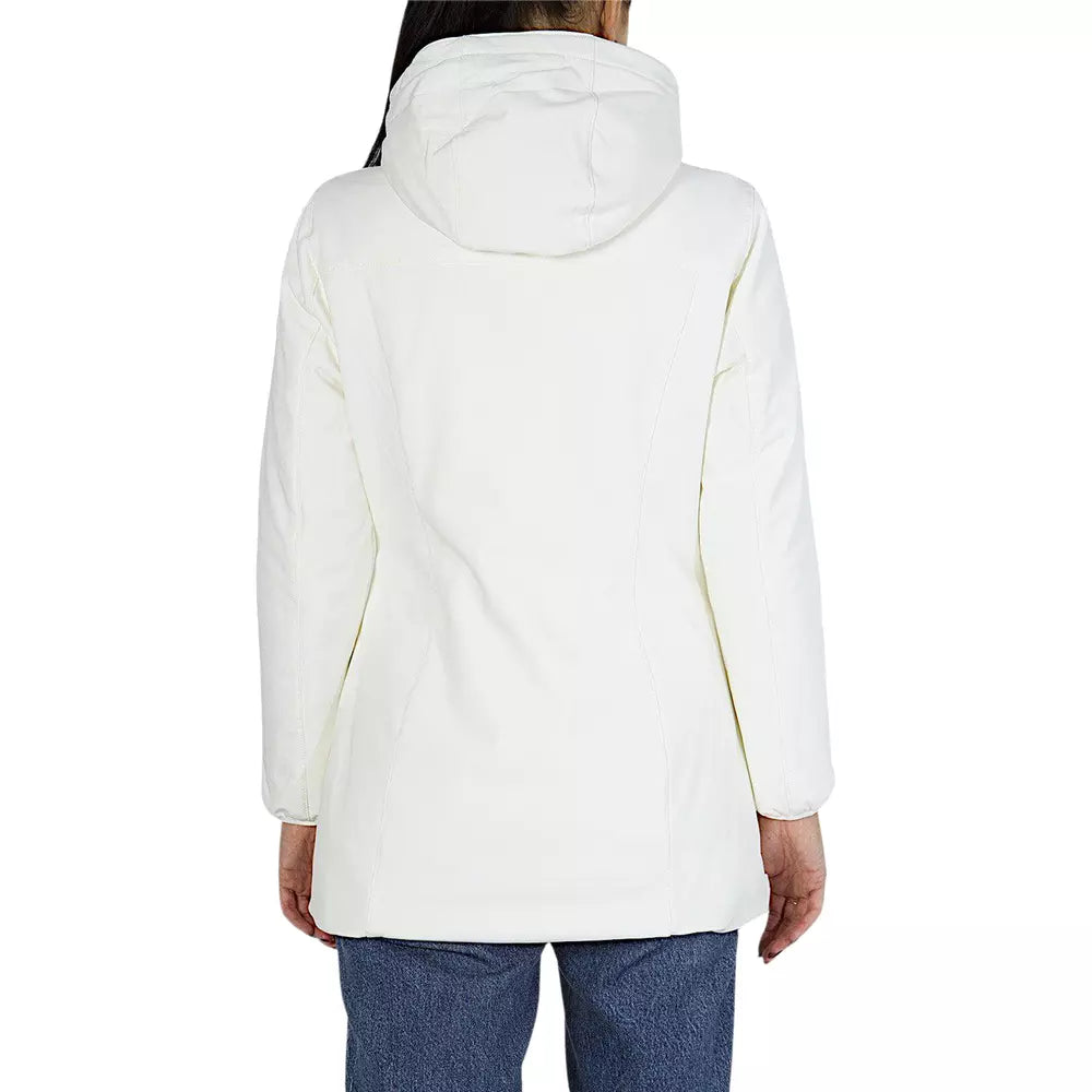 White Polyamide Jackets & Coat