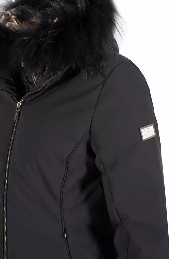 Black Polyamide Jackets & Coat