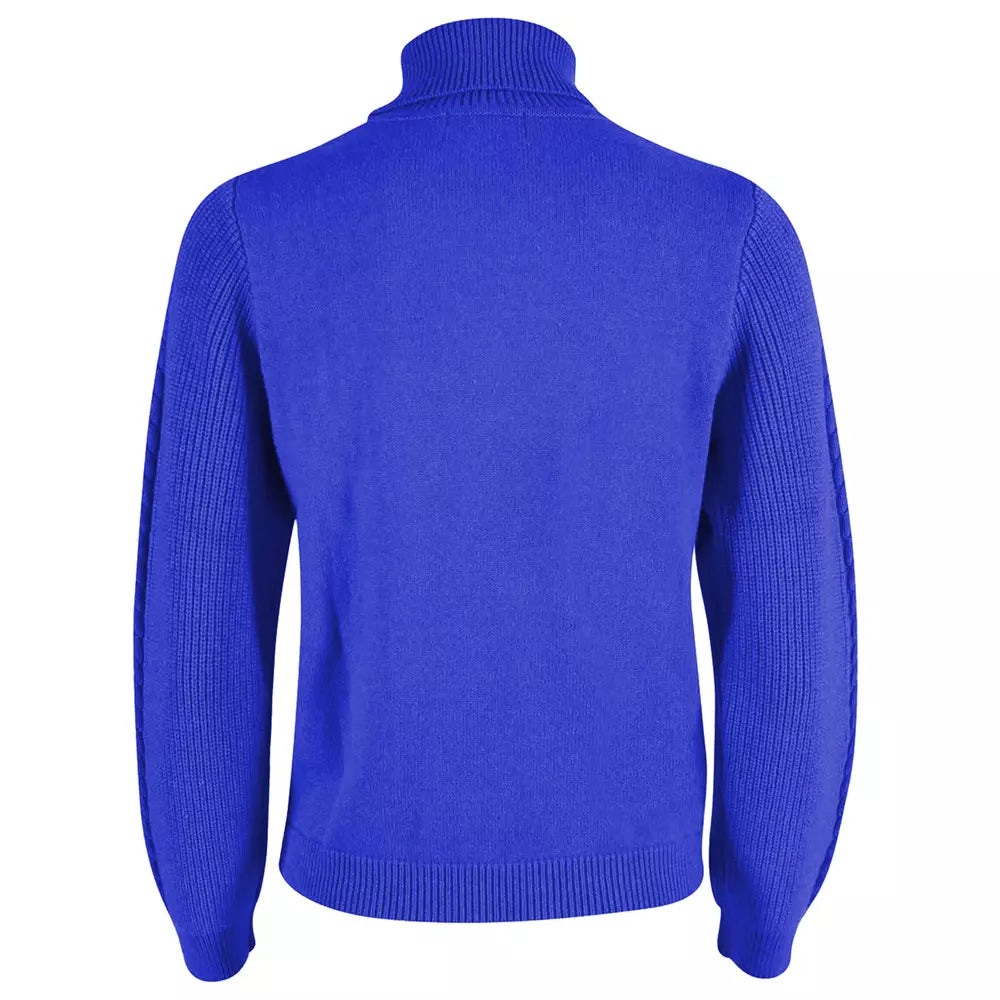 Blue Viscose Sweater