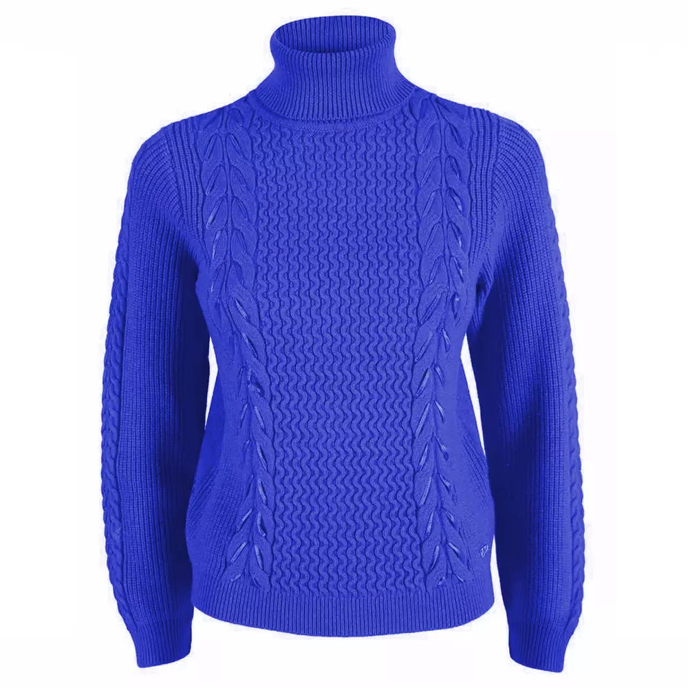 Blue Viscose Sweater