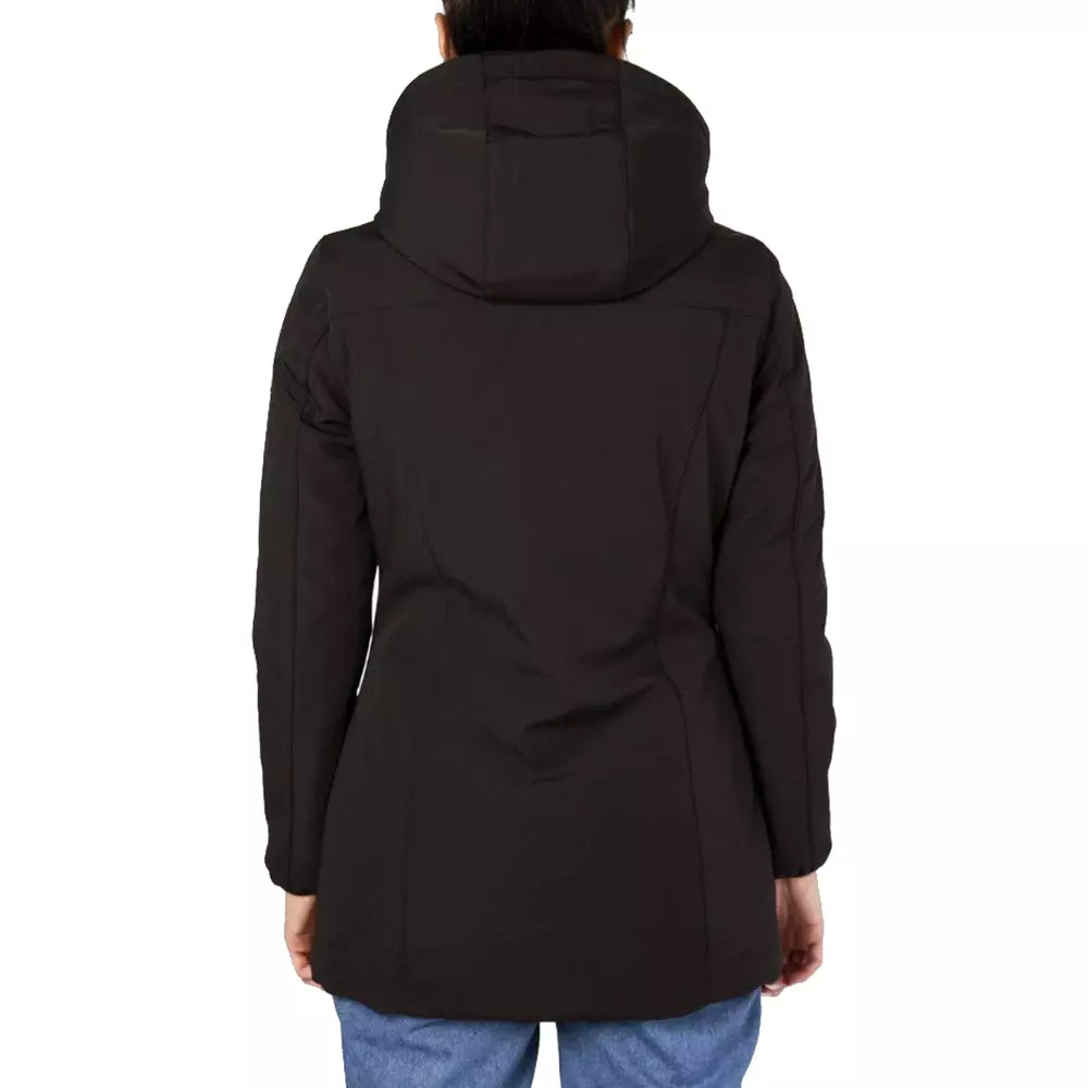 Black Polyamide Jackets & Coat