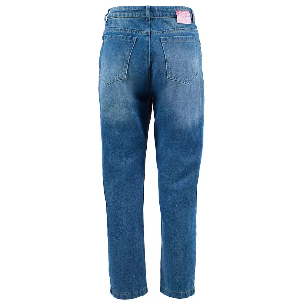 Blue Cotton Jeans & Pant