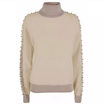 Beige Polyamide Sweater