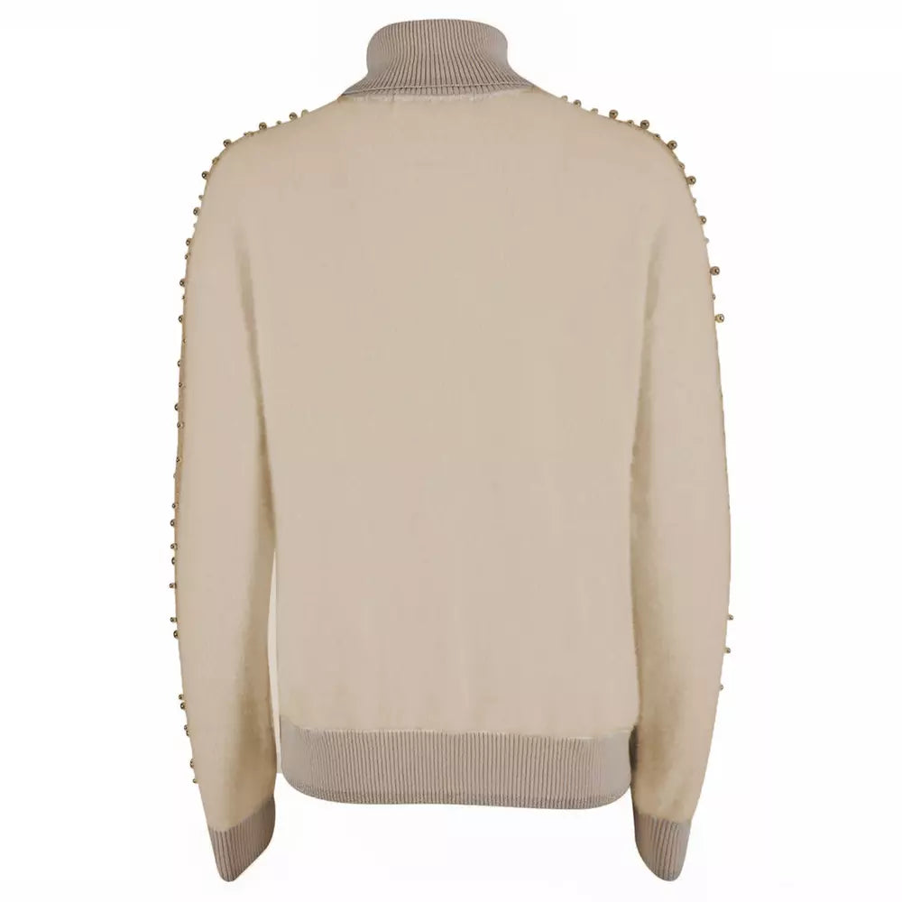 Beige Polyamide Sweater