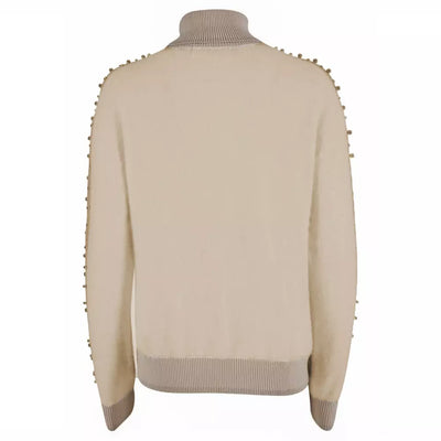 Beige Polyamide Sweater