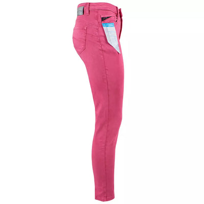 Fuchsia Cotton Jeans & Pant