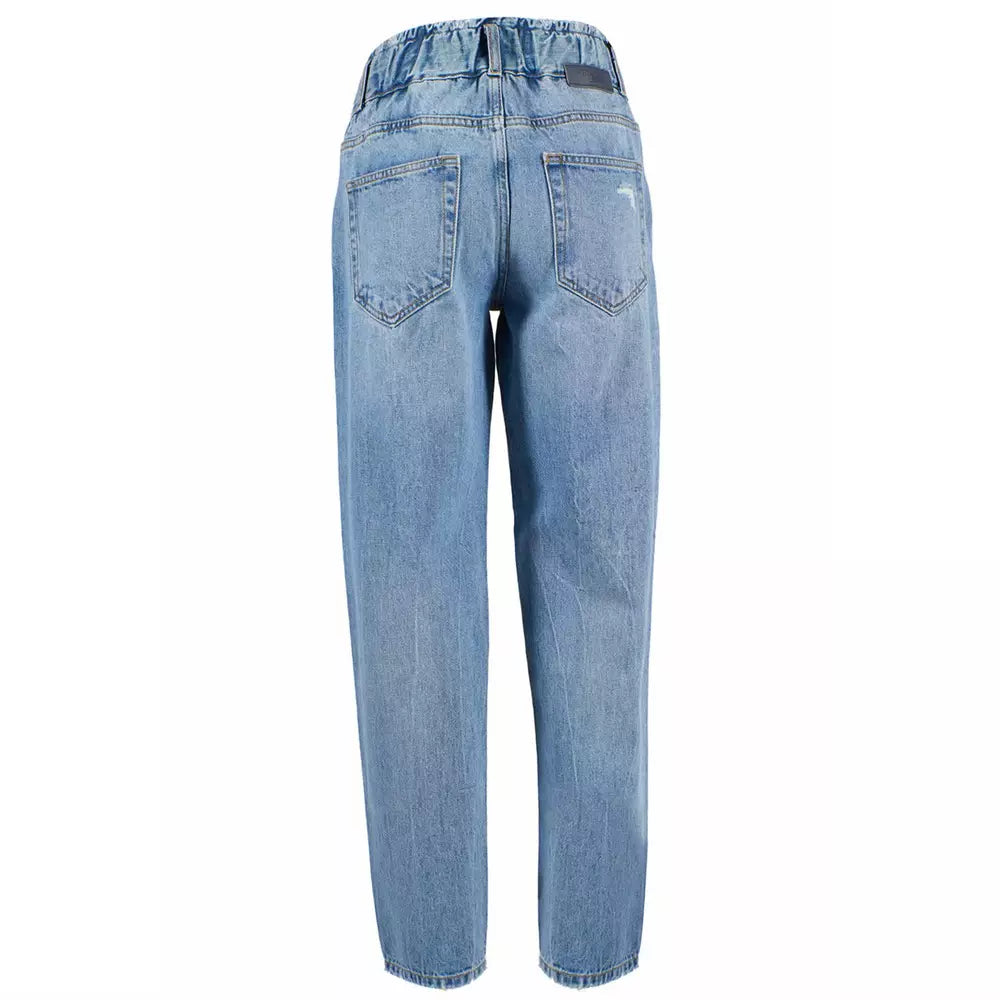 Blue Cotton Jeans & Pant