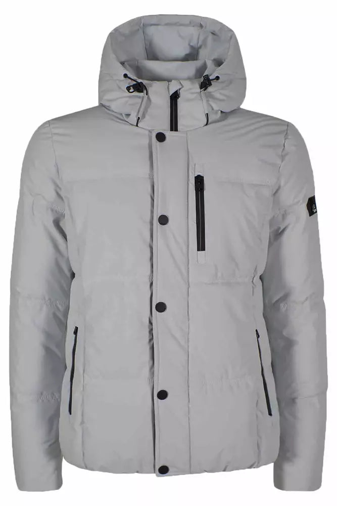 Gray Nylon Jacket