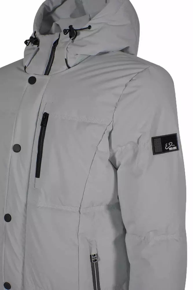 Gray Nylon Jacket