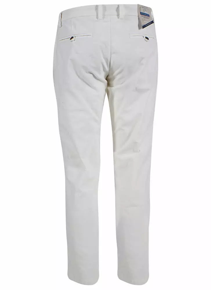 White Cotton Jeans & Pant