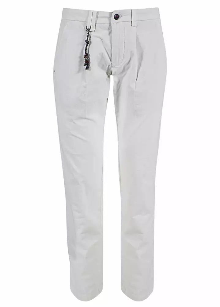 White Cotton Jeans & Pant