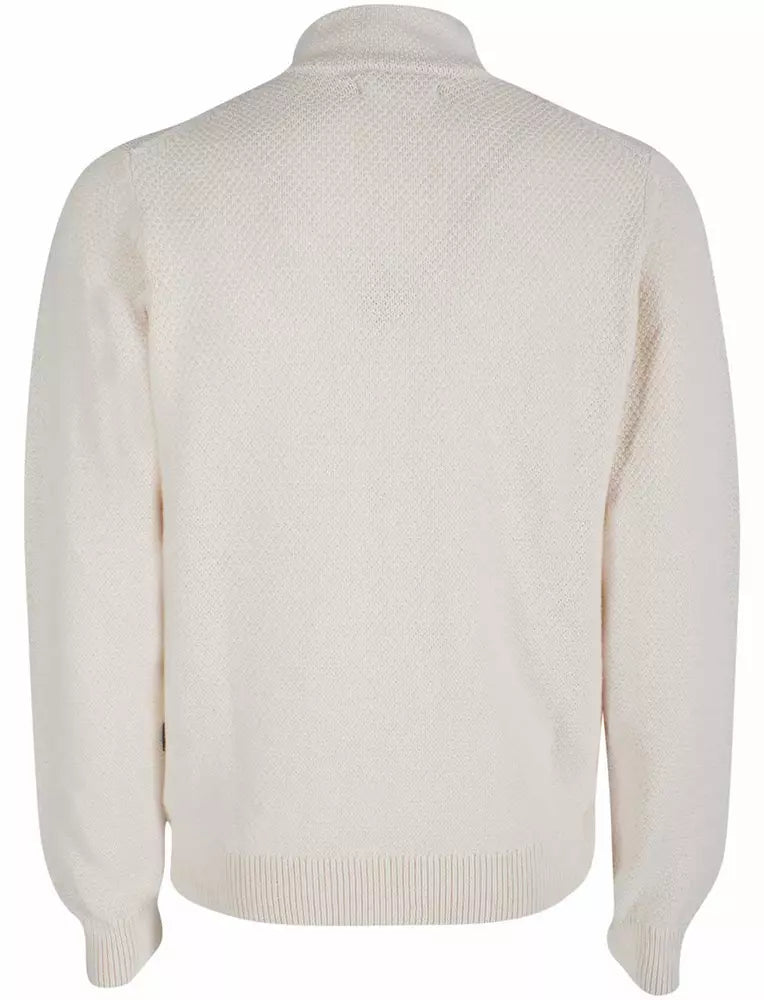 White Cotton Sweater