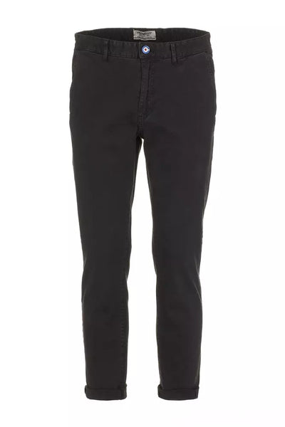 Black Cotton Jeans & Pant