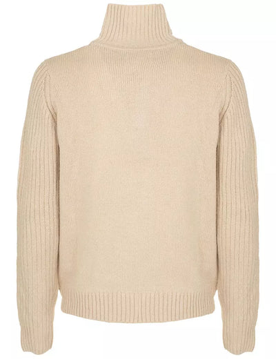 Beige Acrylic Sweater