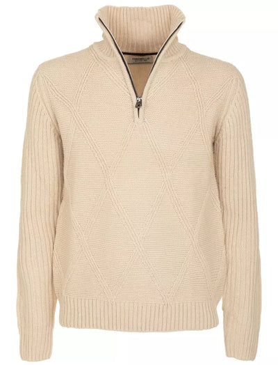 Beige Acrylic Sweater