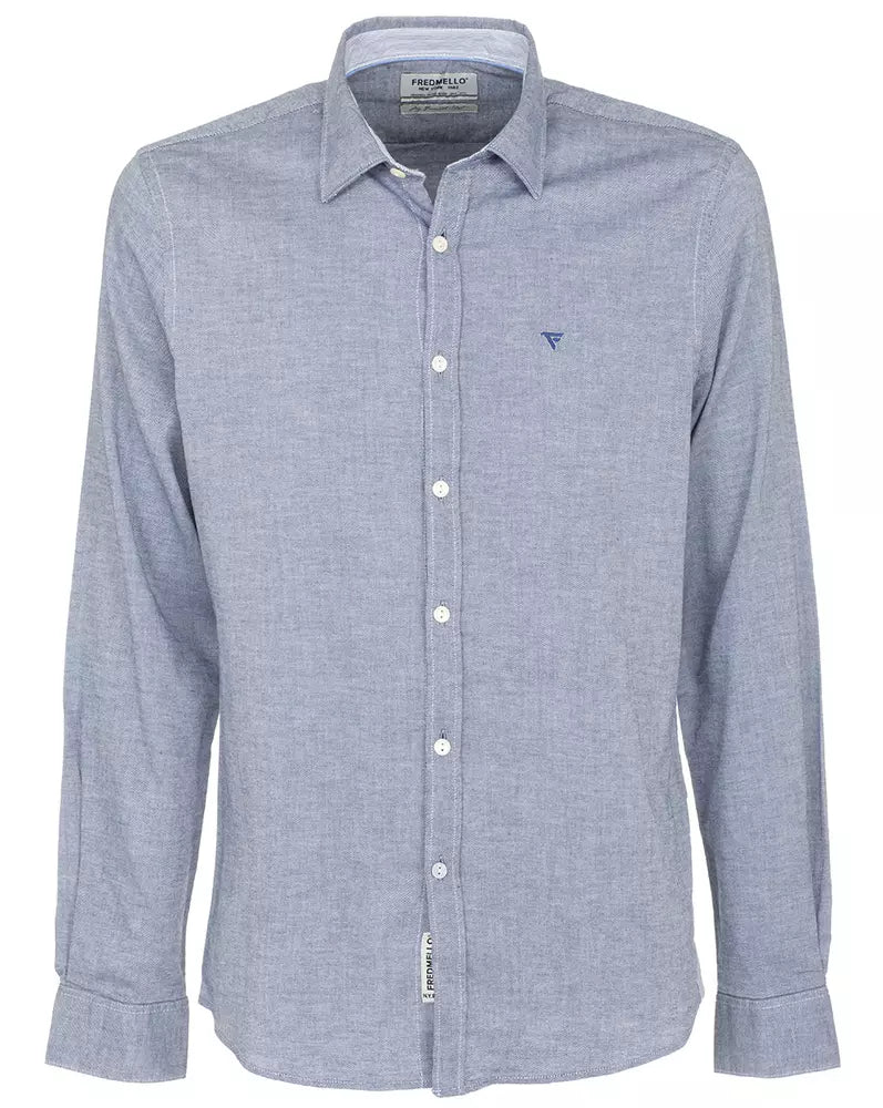 Blue Cotton Shirt