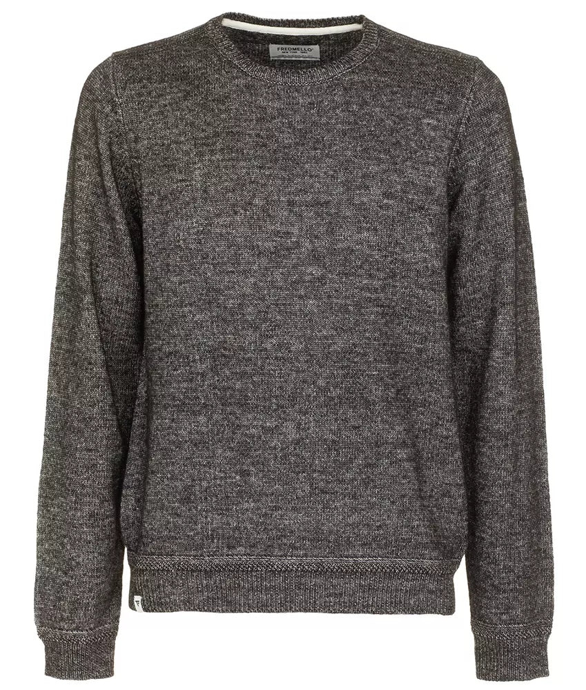 Gray Cotton Sweater