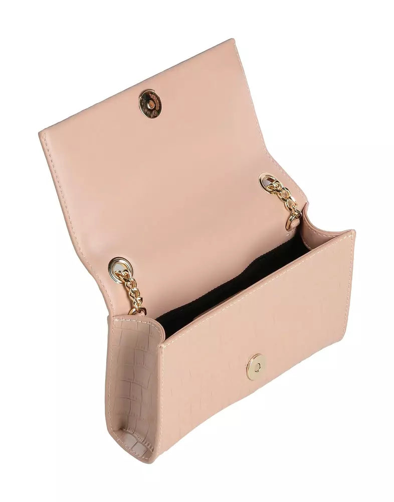 Beige Leather Di Calfskin Crossbody Bag