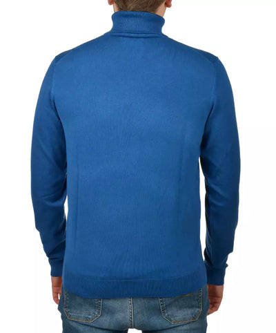 Blue Viscose Sweater