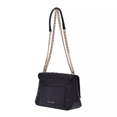 Black Leather Crossbody Bag