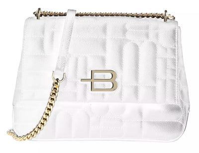 White Leather Di Calfskin Crossbody Bag