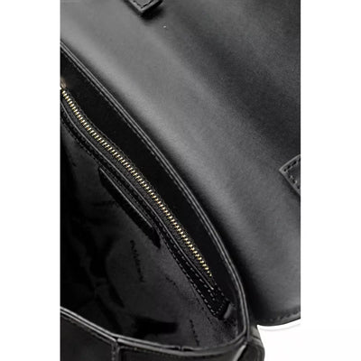 Black Leather Crossbody Bag