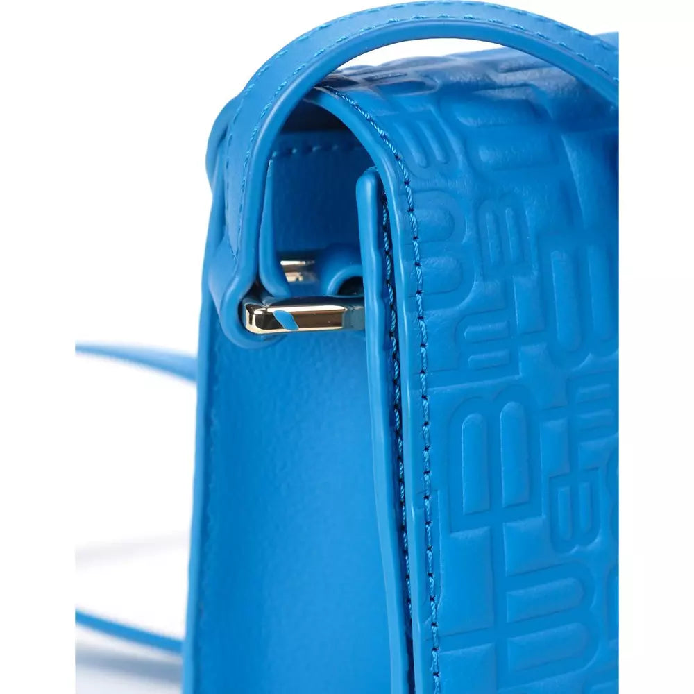 Light Blue Leather Di Calfskin Crossbody Bag