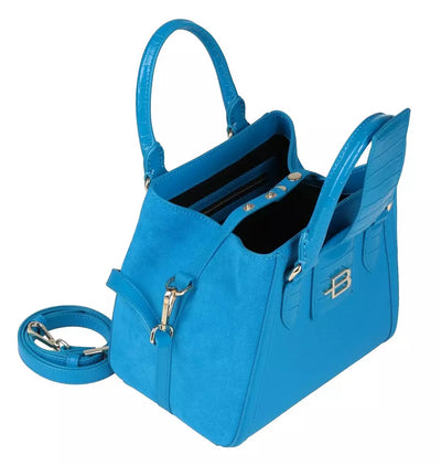 Light Blue Leather Di Calfskin Handbag