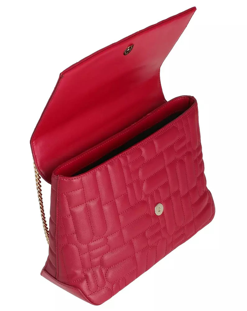 Red Leather Di Calfskin Crossbody Bag