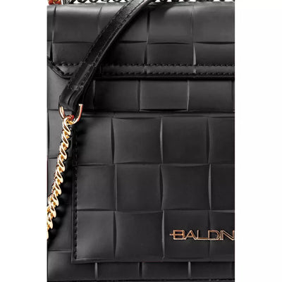 Black Calfskin Crossbody Bag